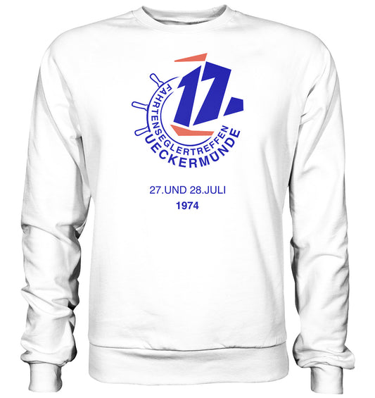 DDR Ostalgie Pullover Unisex • FAHRTENSEGLERTREFFEN UCKERMÜNDE 1974 - hell