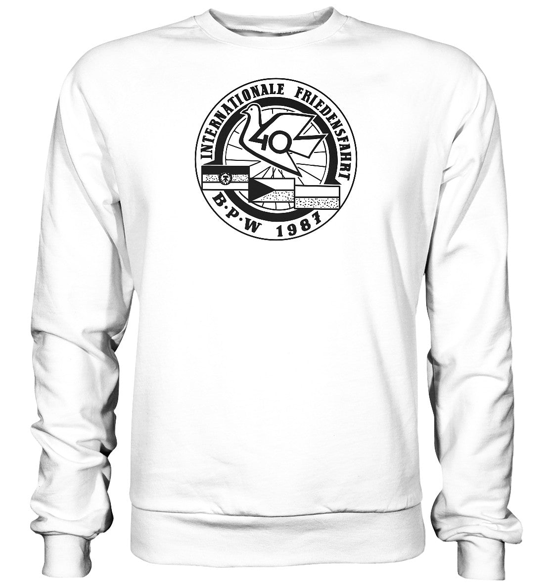 DDR Ostalgie Pullover Unisex • INTERNATIONALE FRIEDENSFAHRT 1987