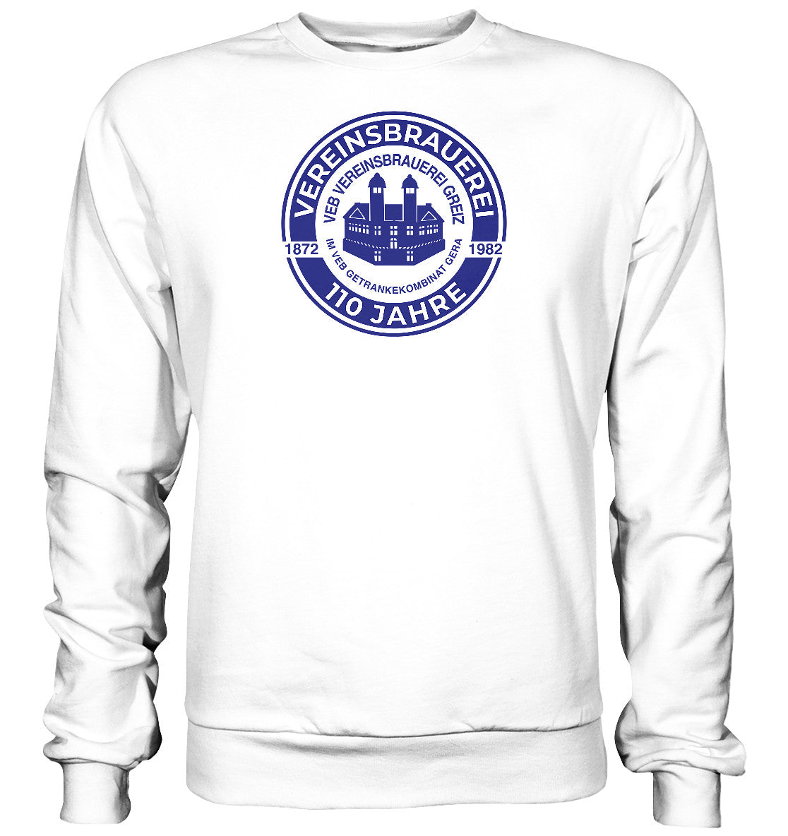 DDR Ostalgie Pullover Unisex • VEB VEREINSBRAUEREI GREIZ - GETRÄNKEKOMBINAT GERA