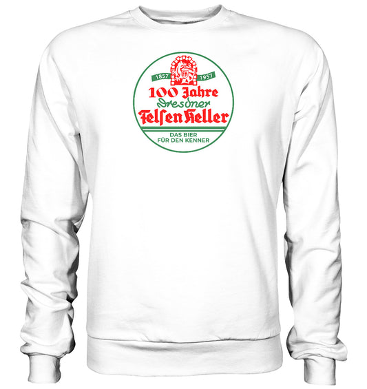 DDR Ostalgie Pullover Unisex • 100 JAHRE DRESDNER FELSENKELLER BIER