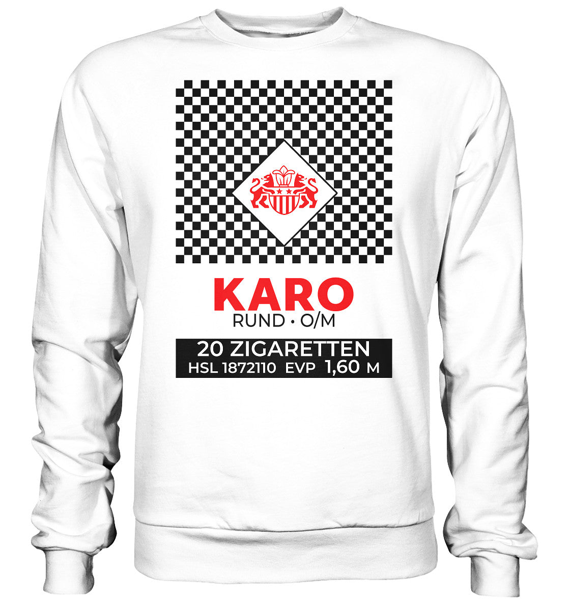 DDR Ostalgie Pullover Unisex • KARO ZIGARETTEN
