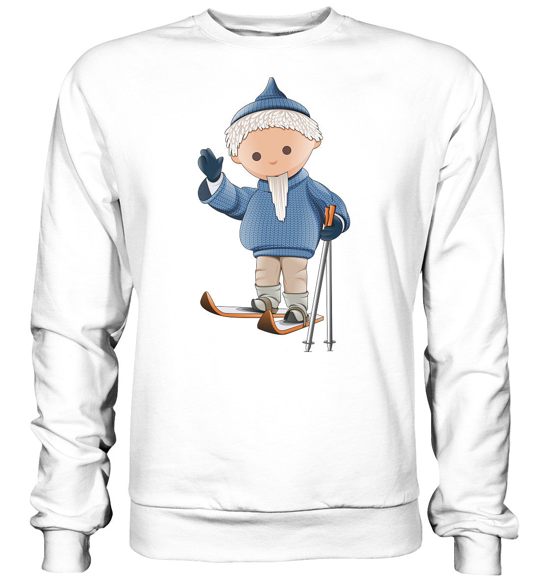 DDR Ostalgie Pullover Unisex • UNSER SANDMÄNNCHEN - AUF SKIERN (PU 422)