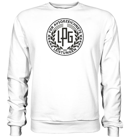 DDR Ostalgie Pullover Unisex • LPG - ORDEN FÜR AUSGEZEICHNETE LEISTUNGEN - hell