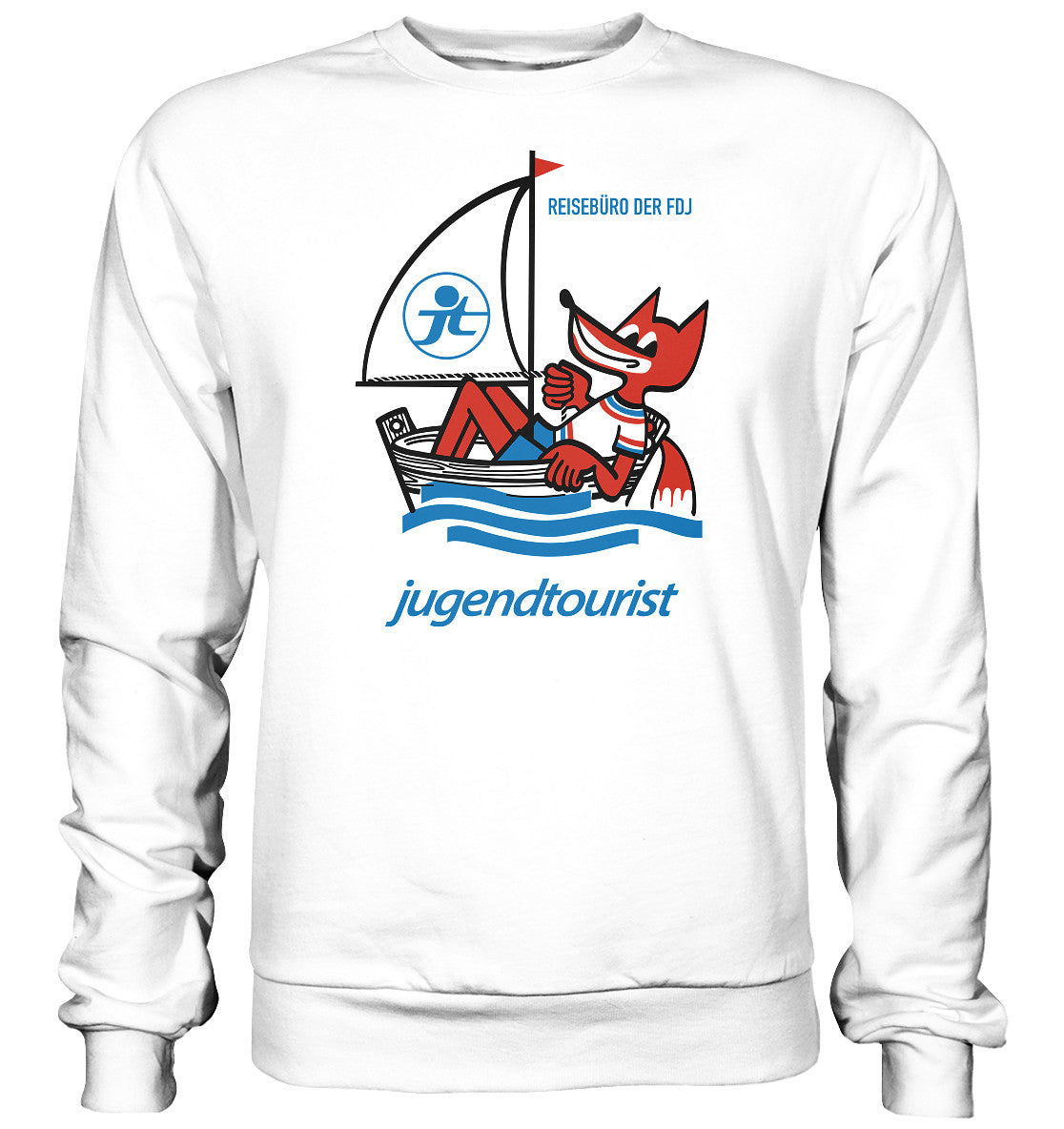 DDR Ostalgie Pullover Unisex • FDJ JUGENDTOURIST