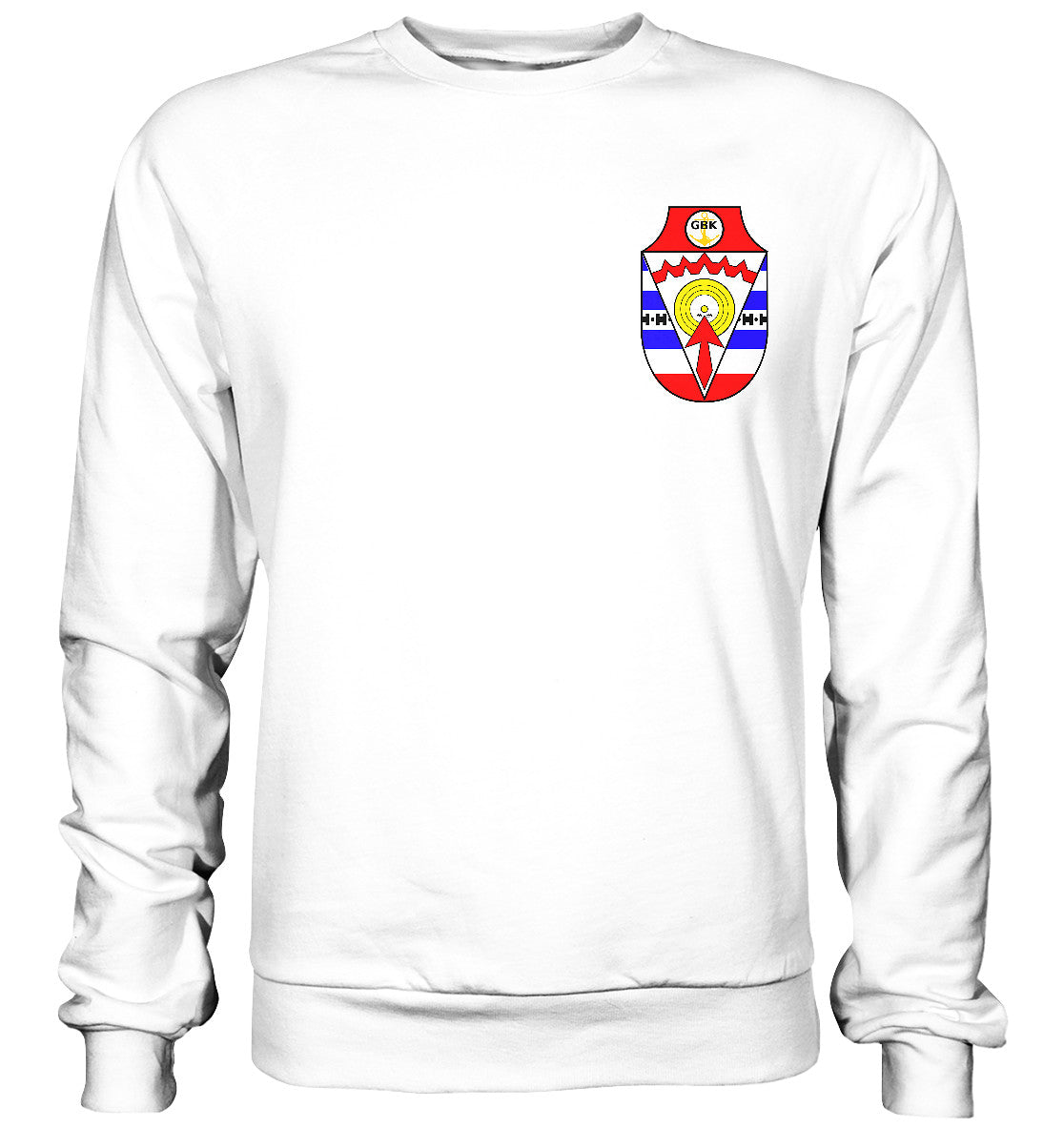 DDR Ostalgie Pullover Unisex • DDR GRENZBRIGADE KÜSTE BRUST BADGE