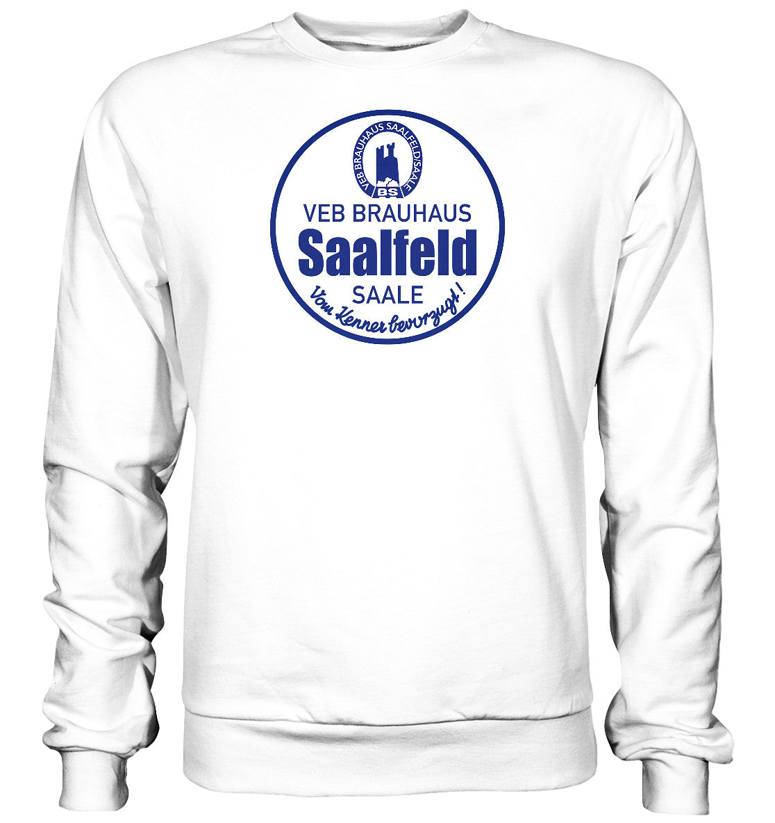 DDR Ostalgie Pullover Unisex • VEB BRAUHAUS SAALFELD