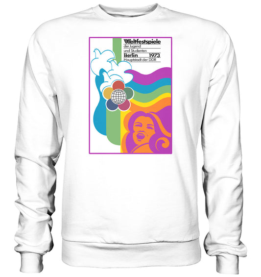 DDR Ostalgie Pullover Unisex • WELTFESTSPIELE BERLIN, DDR 1973