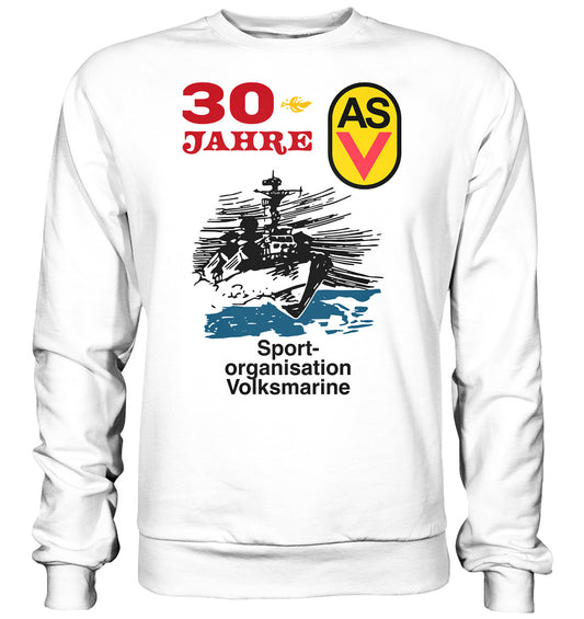 DDR Ostalgie Pullover Unisex • ASV - SPORTORGANISATION VOLKSMARINE