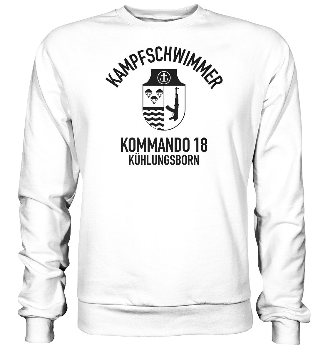 DDR Ostalgie Pullover Unisex • DDR KAMPFSCHWIMMER KÜHLUNGSBORN - hell