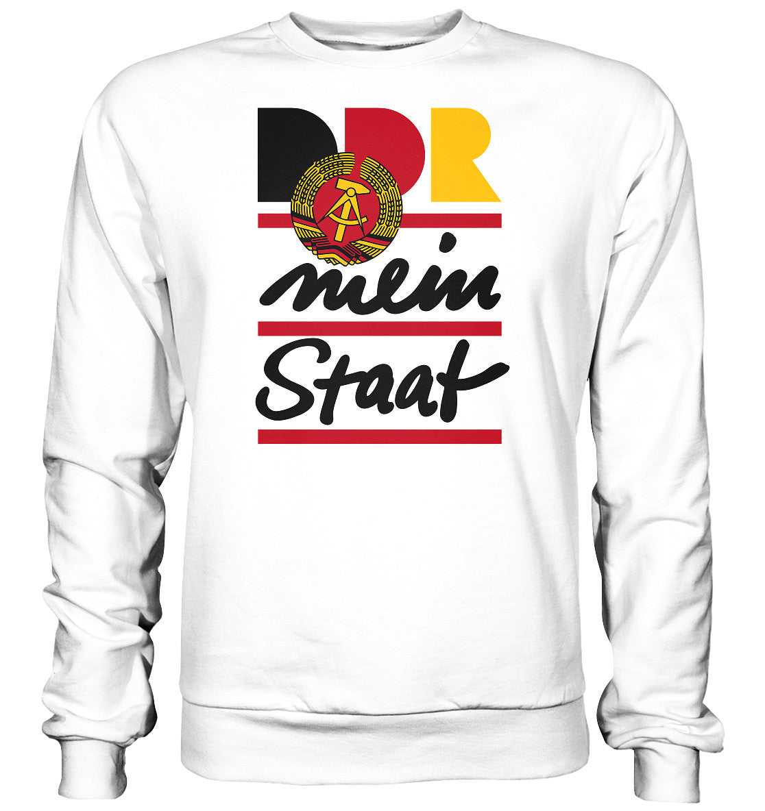 DDR Ostalgie Pullover Unisex • DDR - MEIN STAAT