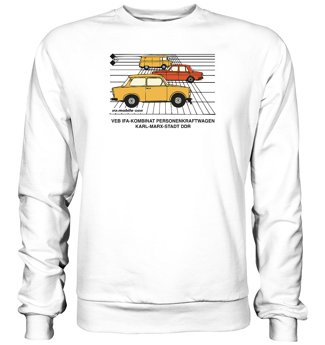 DDR Ostalgie Pullover Unisex • IFA MOBILE DDR - ORIGINALWERBUNG