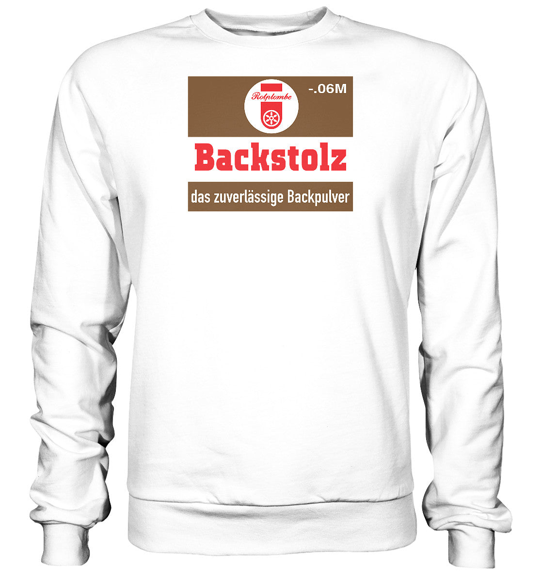 DDR Ostalgie Pullover Unisex • BACKSTOLZ BACKPULVER