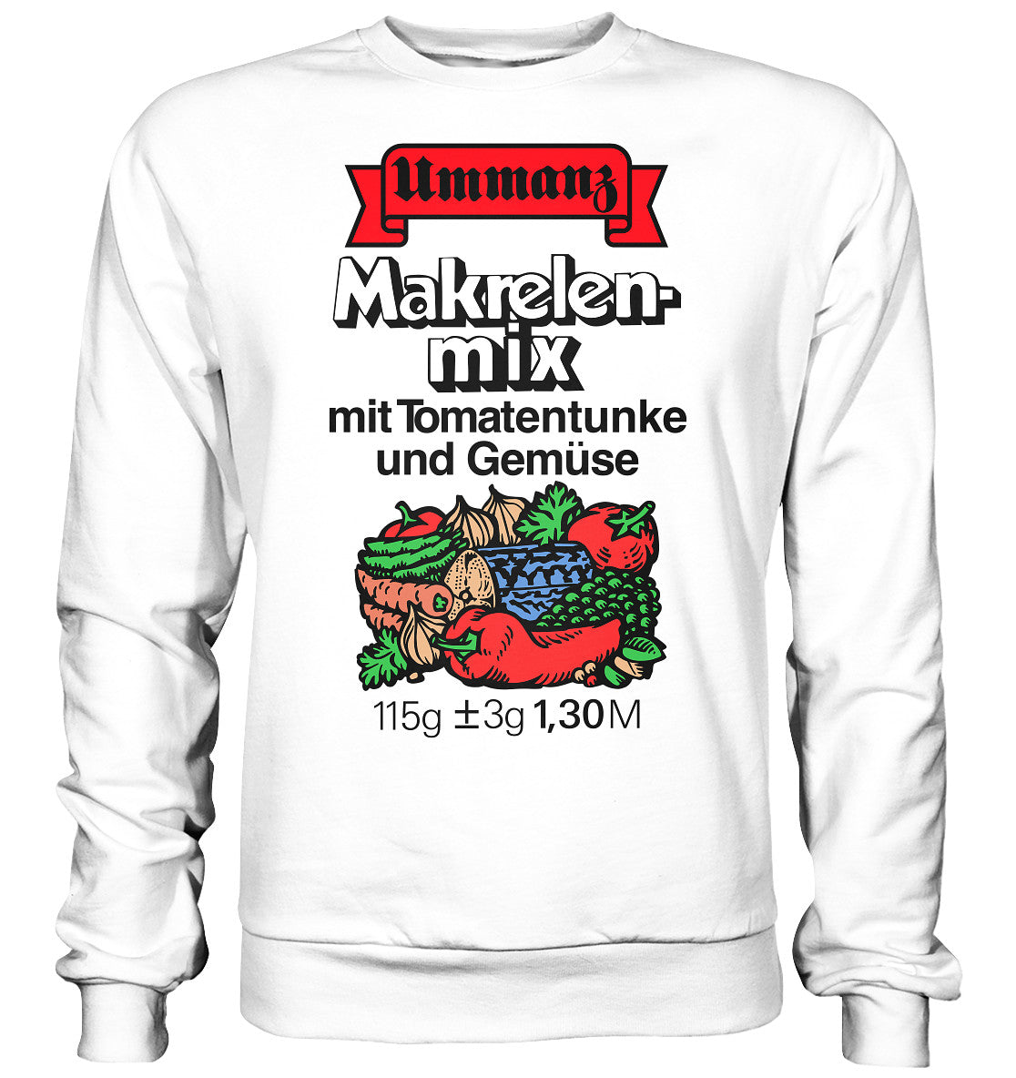 DDR Ostalgie Pullover Unisex • UMMANZ - MAKRELENMIX