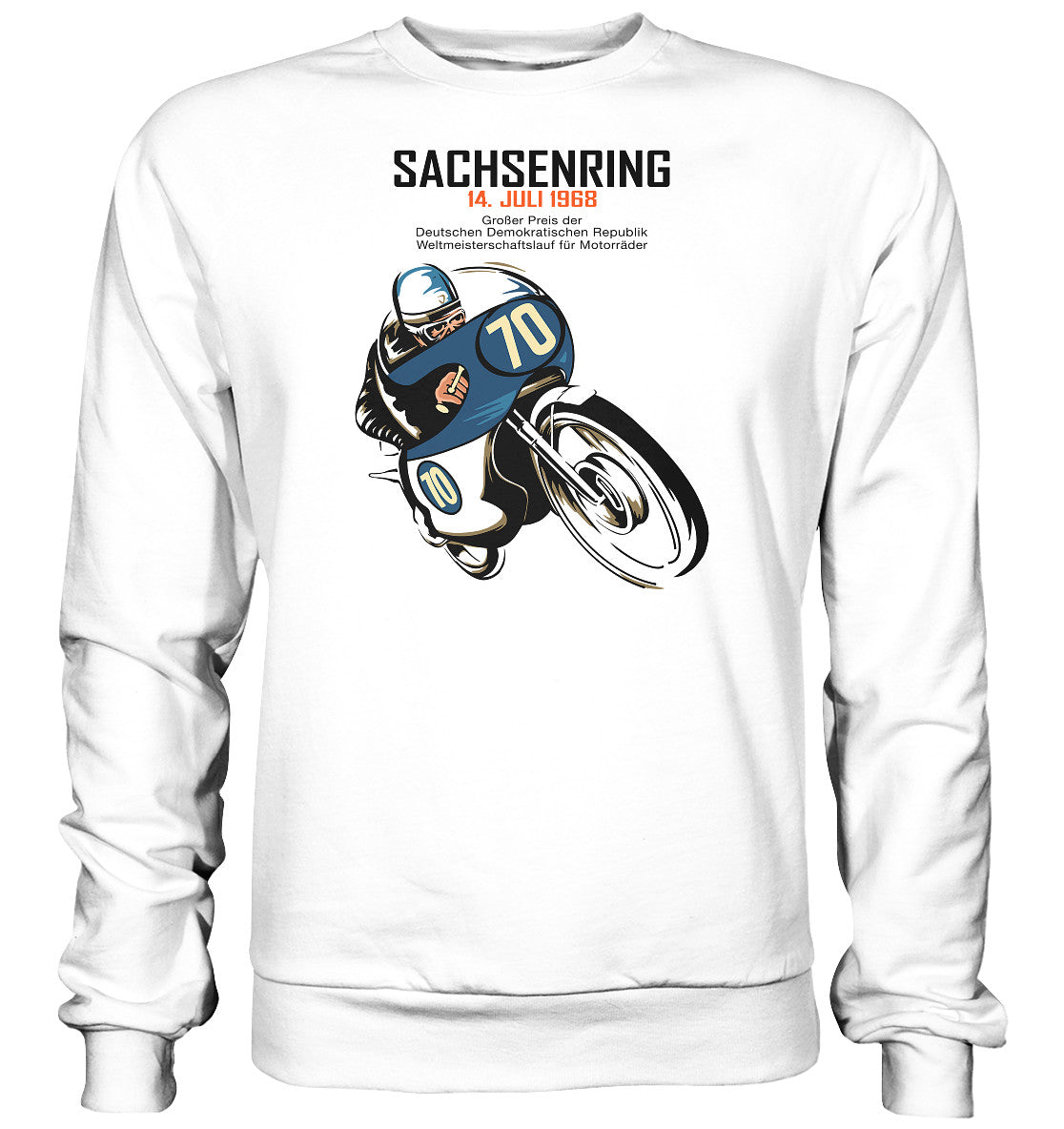 PULLOVER UNISEX • SACHSENRING 1968 - GROSSER PREIS DER DDR