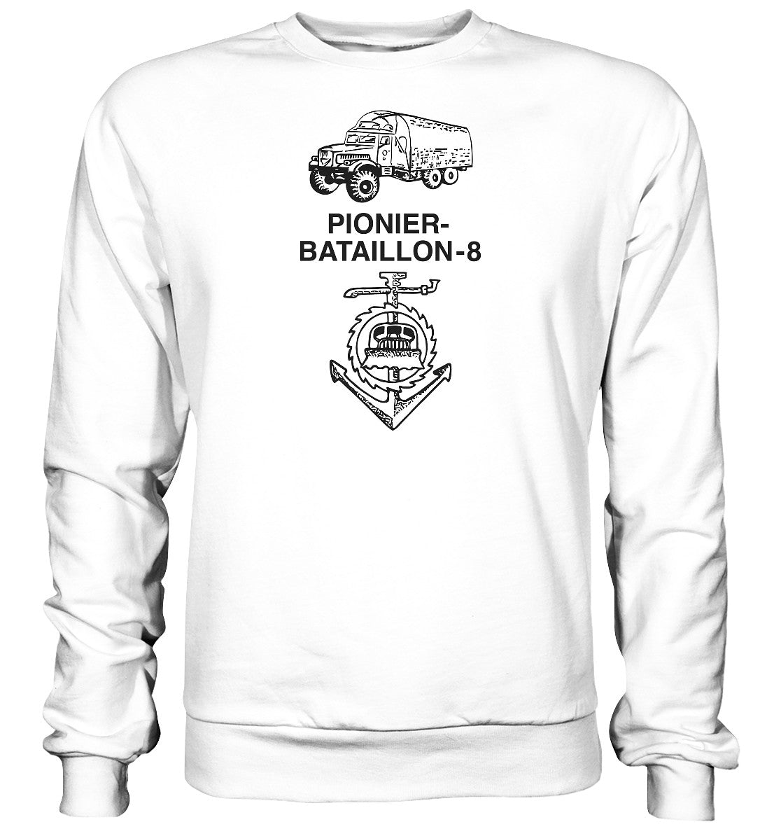 DDR Ostalgie Pullover Unisex • NVA PIONIERBATAILLON 8