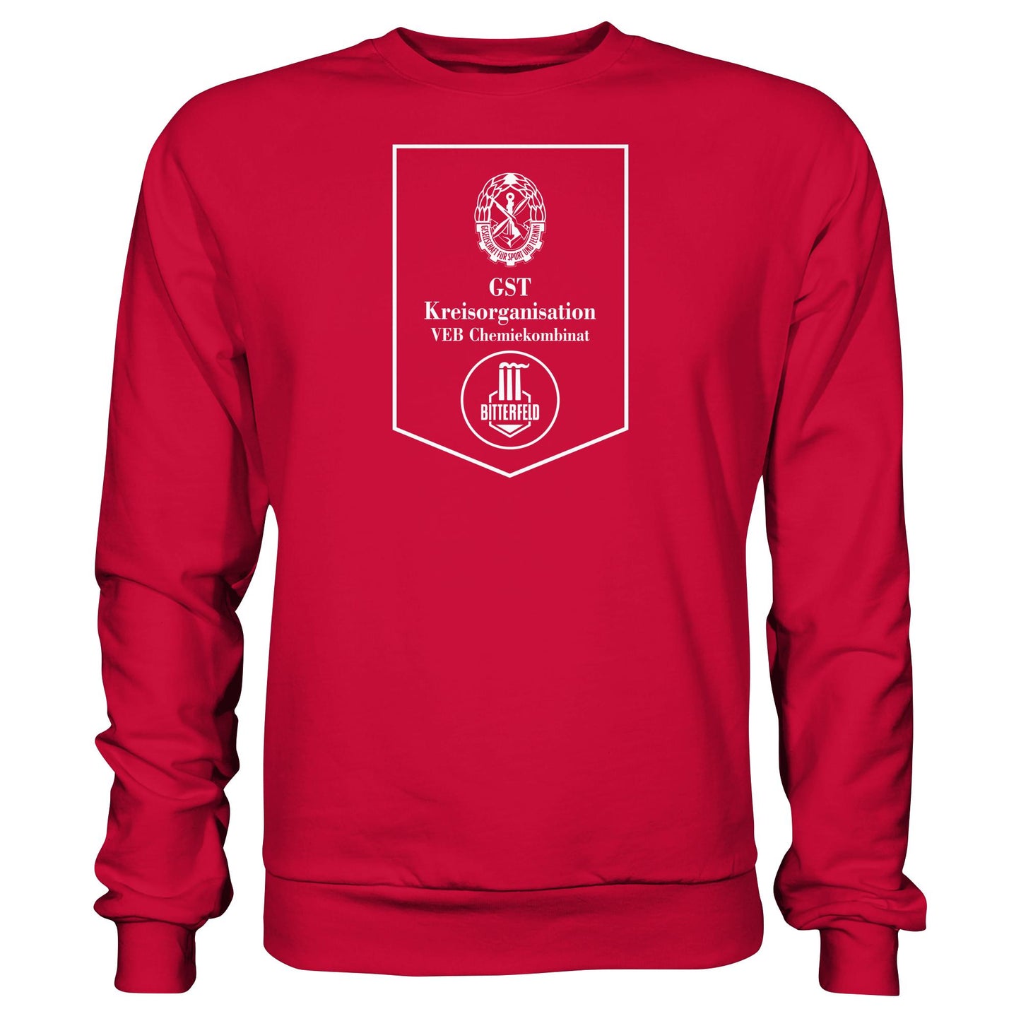 DDR Ostalgie Pullover Unisex • GST DES VEB CHEMIEKOMBINAT BITTERFELD