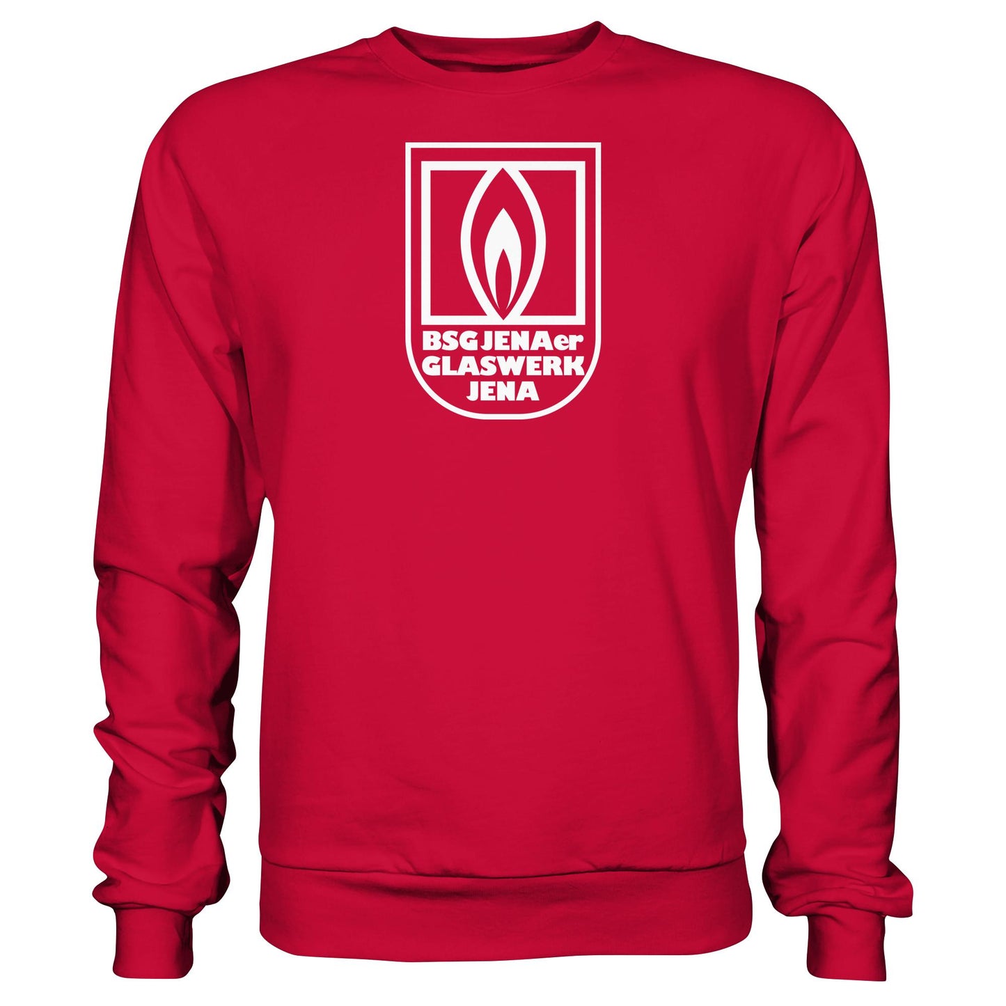 DDR Ostalgie Pullover Unisex • BSG JENAER GLASWERK
