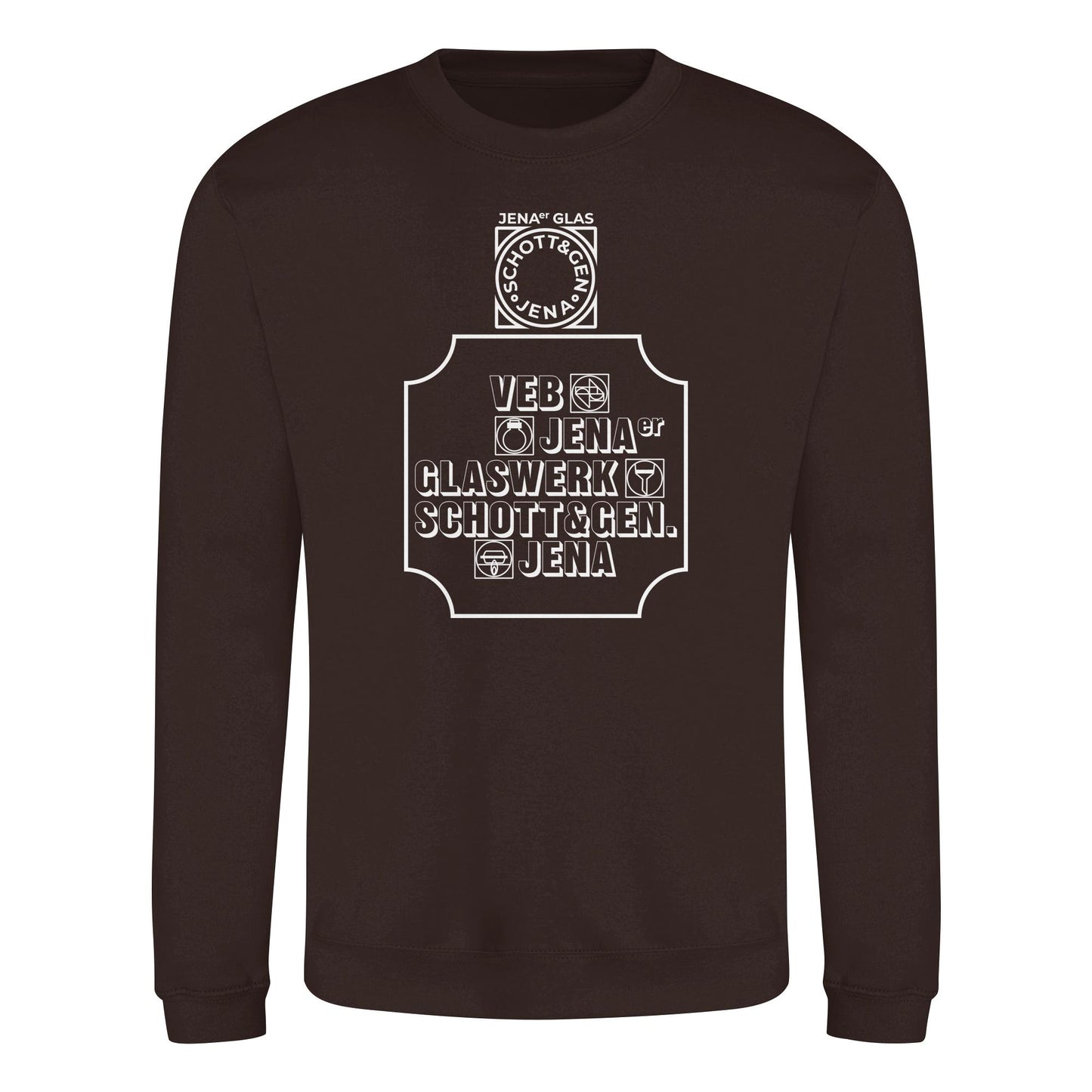 DDR Ostalgie Pullover Unisex • VEB JENAER GLASWERK