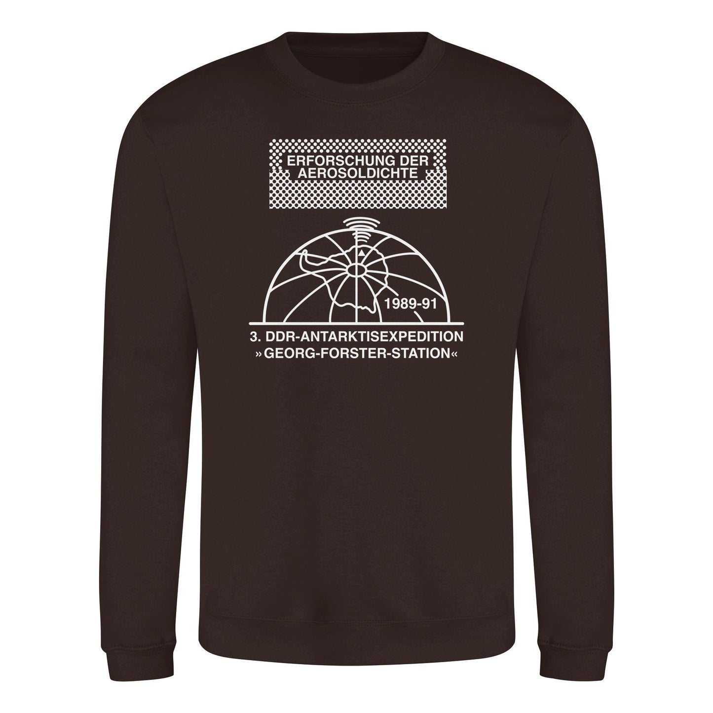 DDR Ostalgie Pullover Unisex • ANTARKTISEXPEDITION, ERFORSCHUNG DER AEROSOLDICHTE