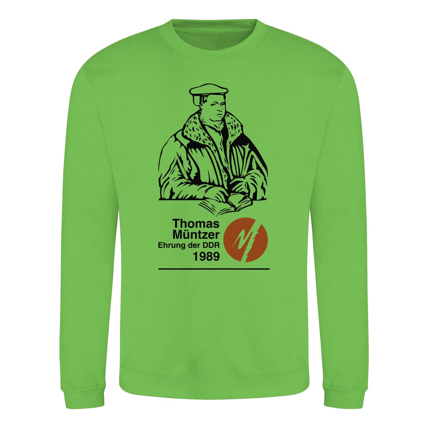 DDR Ostalgie Pullover Unisex • THOMAS MÜNTZER - EHRUNG DER DDR 1990