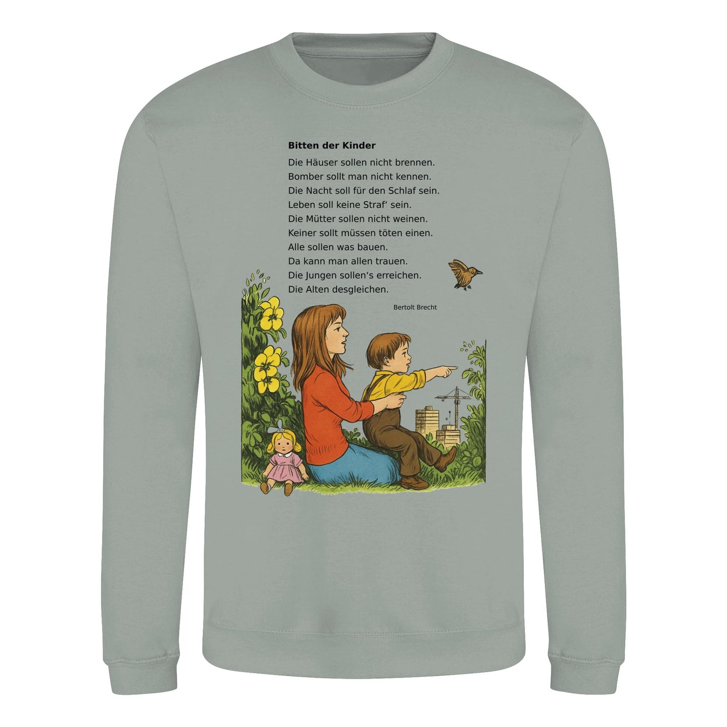 DDR Ostalgie Pullover Unisex • BITTEN DER KINDER - UNSERE FIBEL