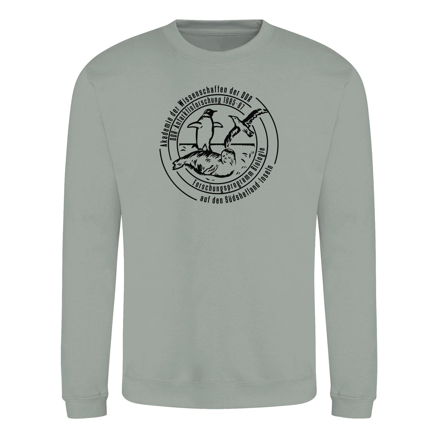 DDR Ostalgie Pullover Unisex • ANTARKTISFORSCHUNG DER DDR - 1985-1987 - POSTSTEMPEL