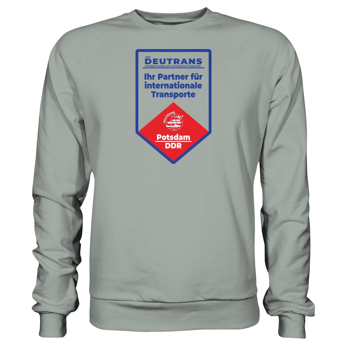 DDR Ostalgie Pullover Unisex • VEB DEUTRANS - POTSDAM