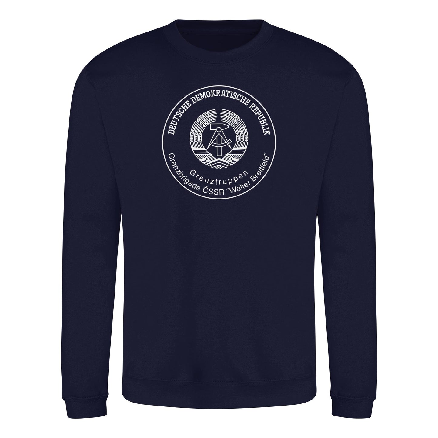 DDR Ostalgie Pullover Unisex • GRENZTRUPPEN DER DDR, BRIGADE WALTER BREITFELD