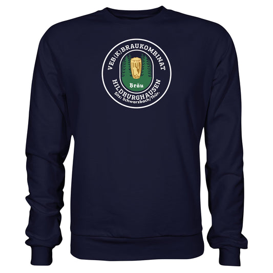 DDR Ostalgie Pullover Unisex • VEB BRAUKOMBINAT HILDBURGHAUSEN BIER