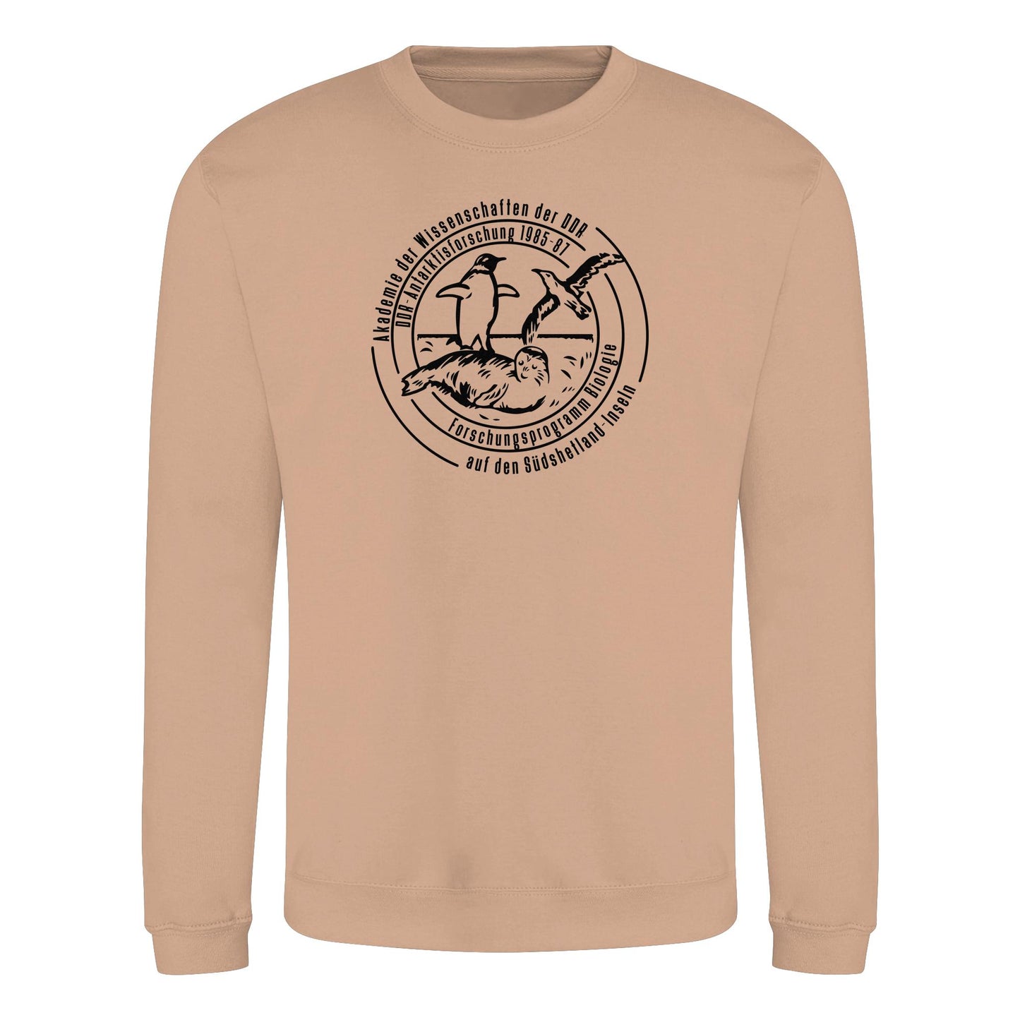 DDR Ostalgie Pullover Unisex • ANTARKTISFORSCHUNG DER DDR - 1985-1987 - POSTSTEMPEL