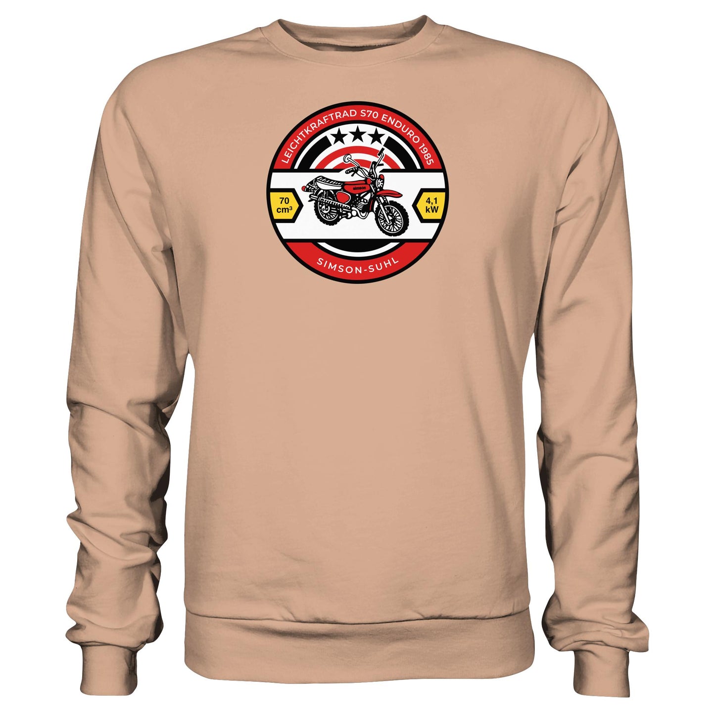 DDR Ostalgie Pullover Unisex • SIMSON S70 - ORIGINAL BIERDECKEL