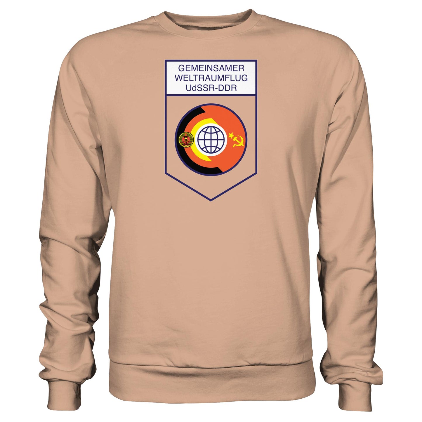 DDR Ostalgie Pullover Unisex • GEMEINSAMER WELTRAUMFLUG UDSSR-DDR (ORIGINAL WIMPEL)