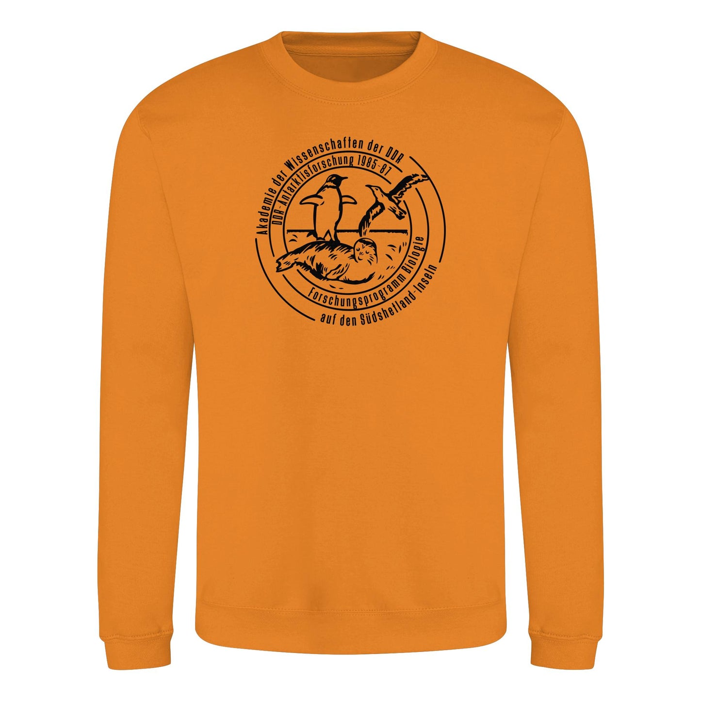 DDR Ostalgie Pullover Unisex • ANTARKTISFORSCHUNG DER DDR - 1985-1987 - POSTSTEMPEL