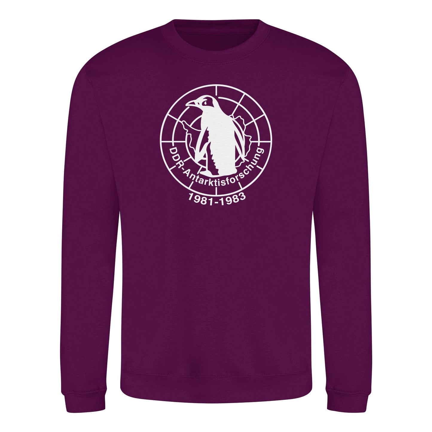 DDR Ostalgie Pullover Unisex • ANTARKTISFORSCHUNG DER DDR - 1981-1983, POSTSTEMPEL