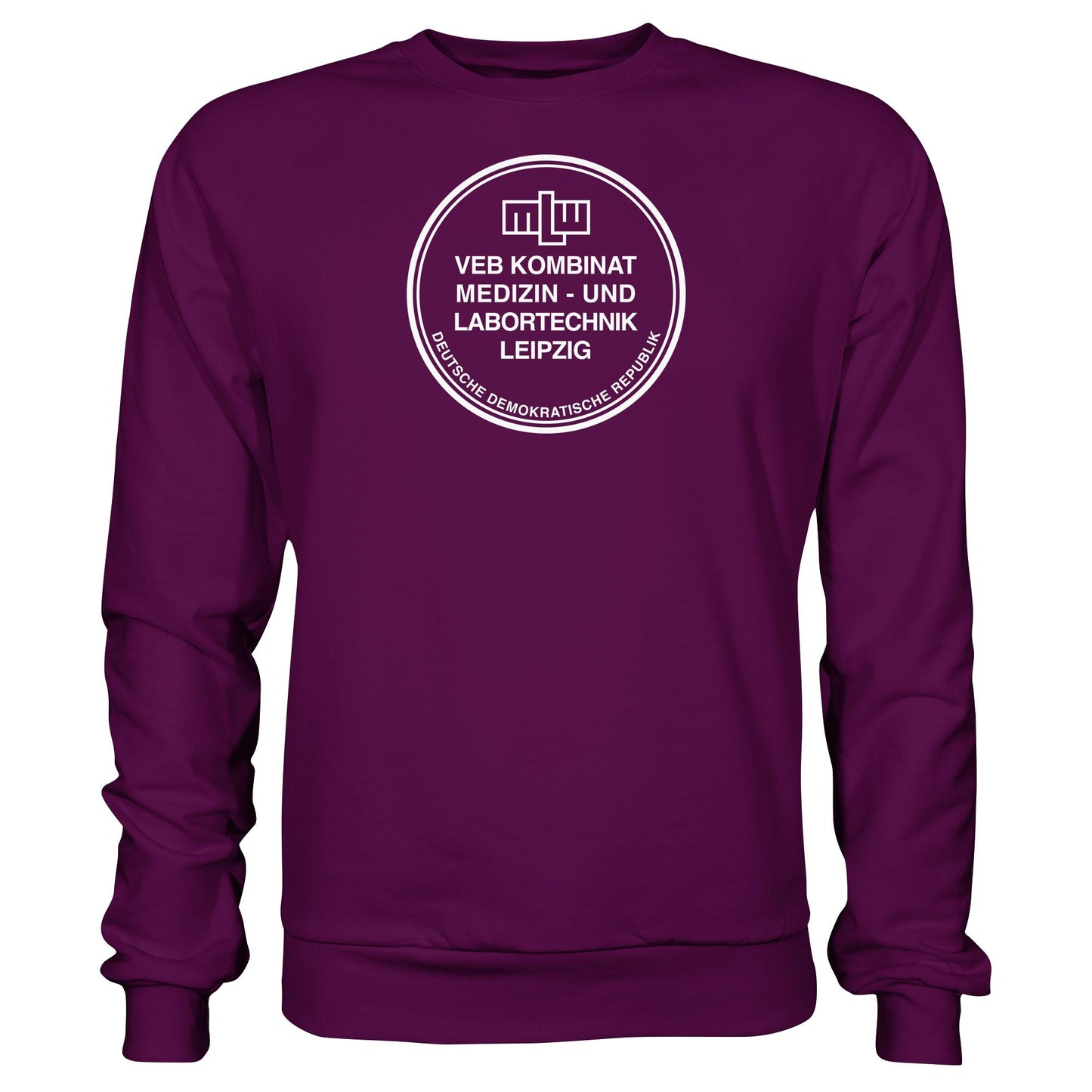 DDR Ostalgie Pullover Unisex • VEB KOMBINAT MEDIZIN- UND LABORTECHNIK LEIPZIG