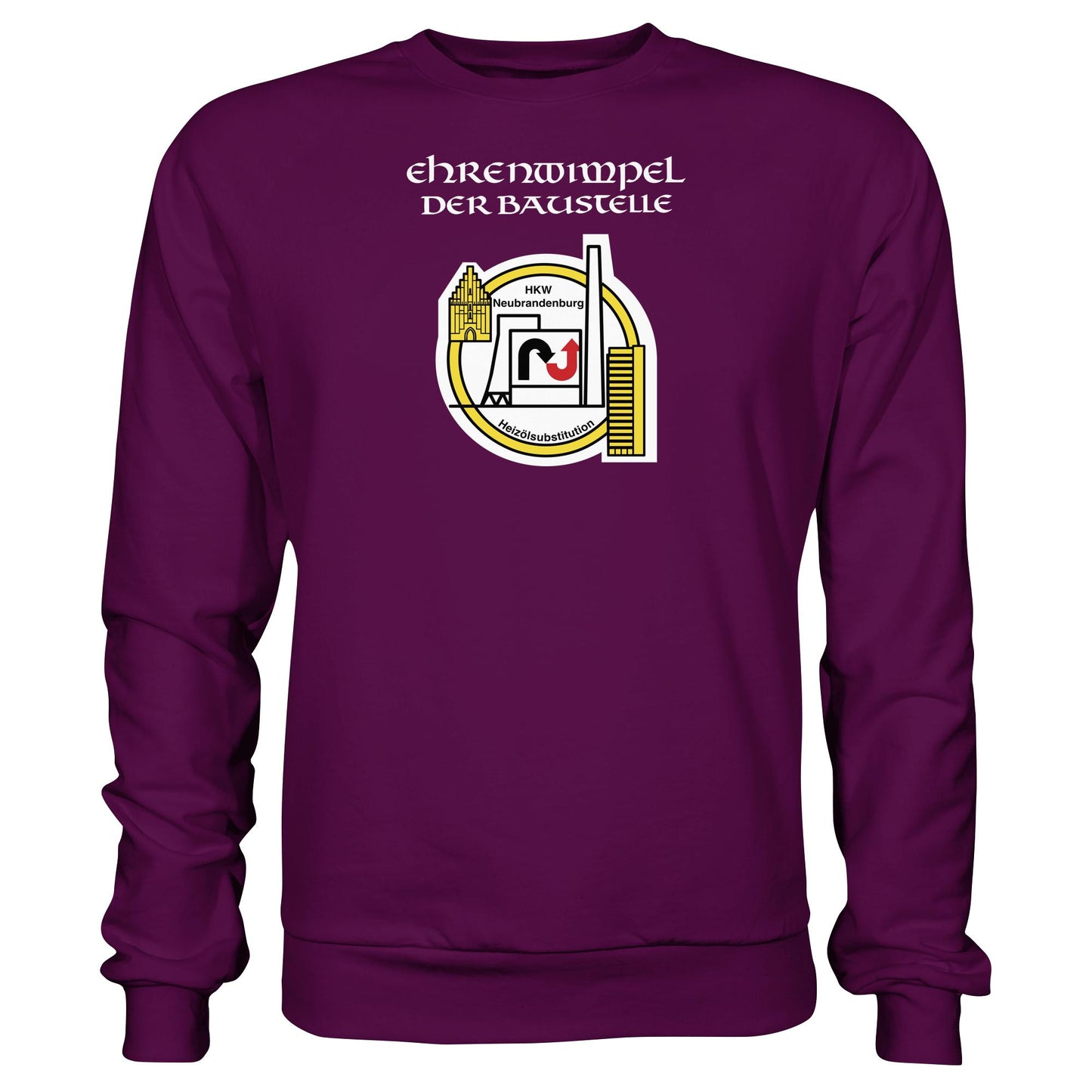 DDR Ostalgie Pullover Unisex • EHRENWIMPEL HKW NEUBRANDENBURG