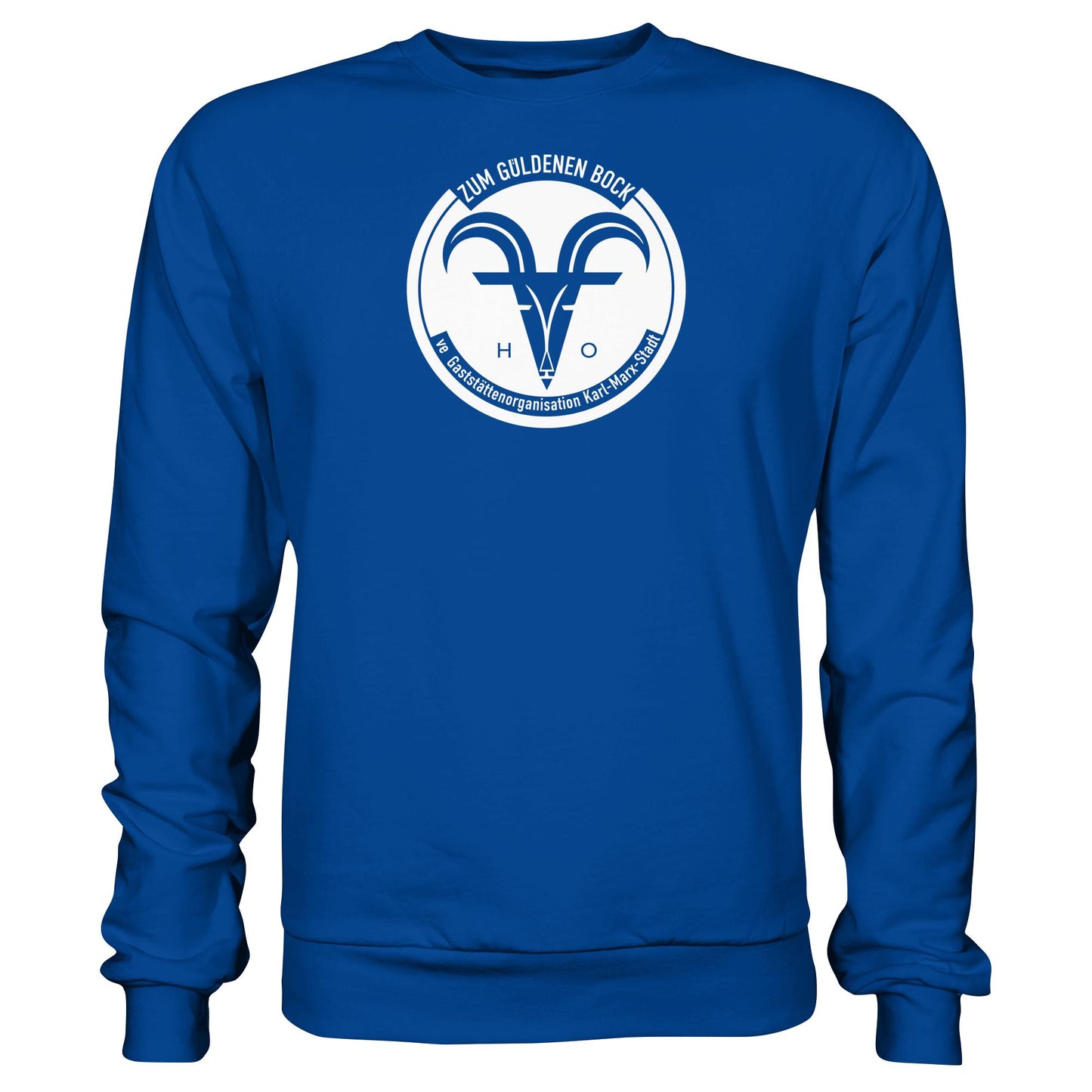 DDR Ostalgie Pullover Unisex • ZUM GÜLDENEN BOCK - VE GASTSTÄTTEN KARL-MARX-STADT