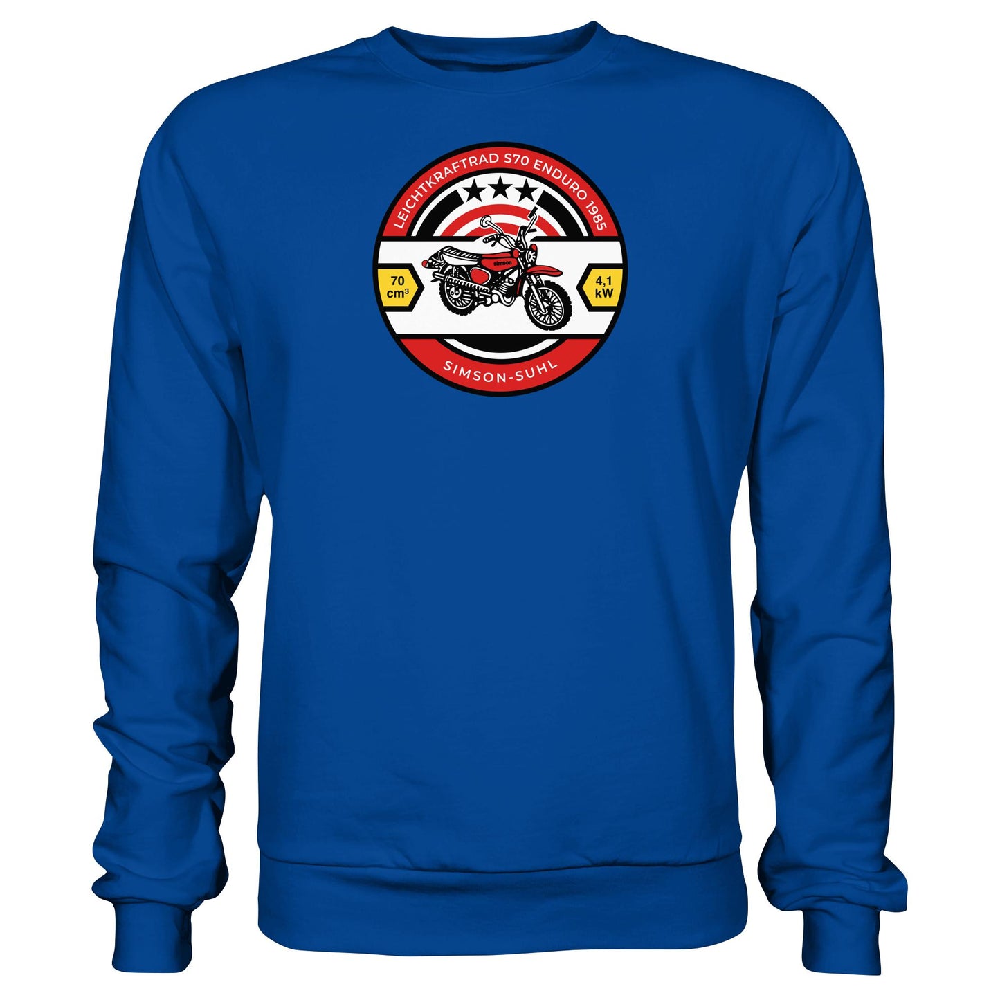 DDR Ostalgie Pullover Unisex • SIMSON S70 - ORIGINAL BIERDECKEL