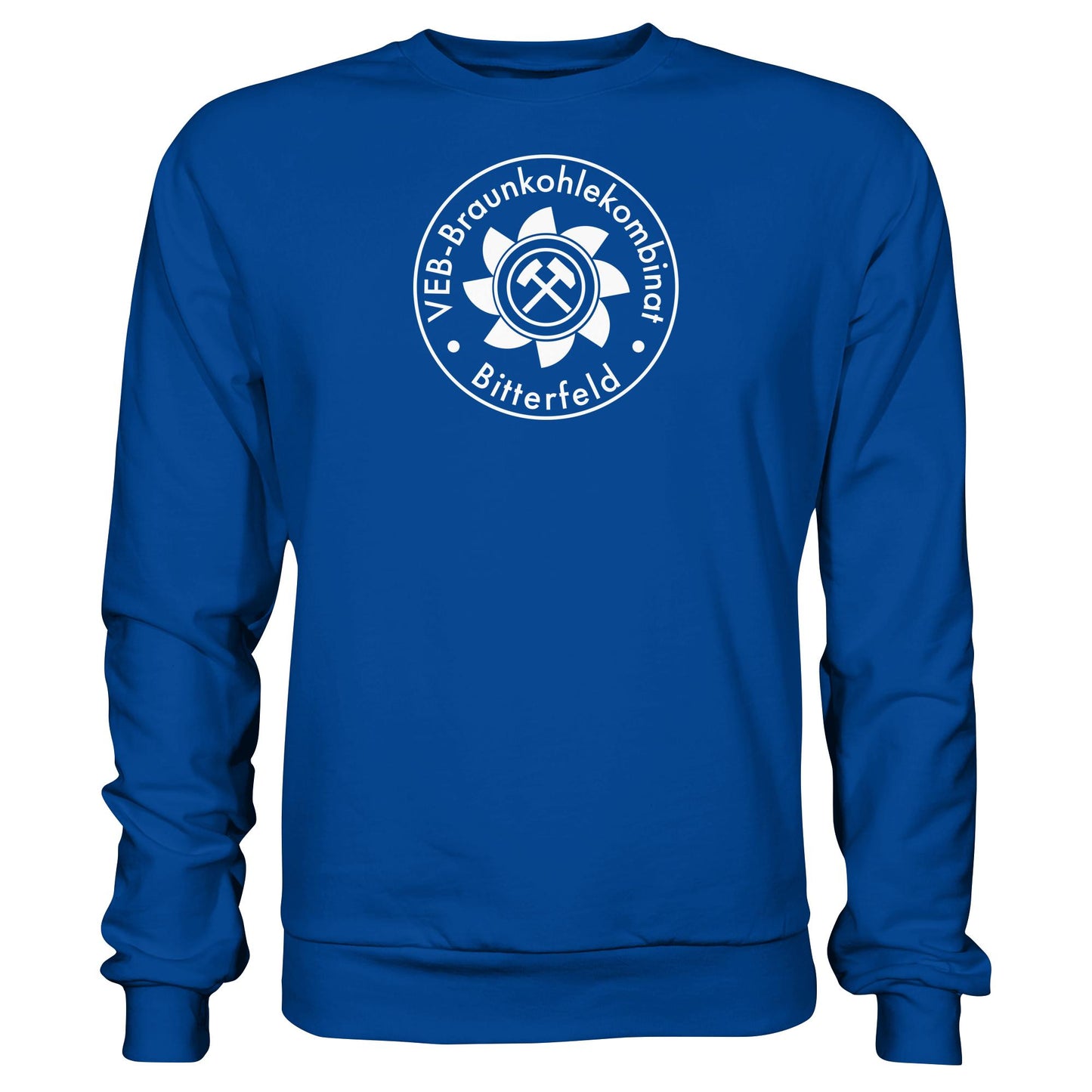 DDR Ostalgie Pullover Unisex • VEB BRAUNKOHLEKOMBINAT BITTERFELD