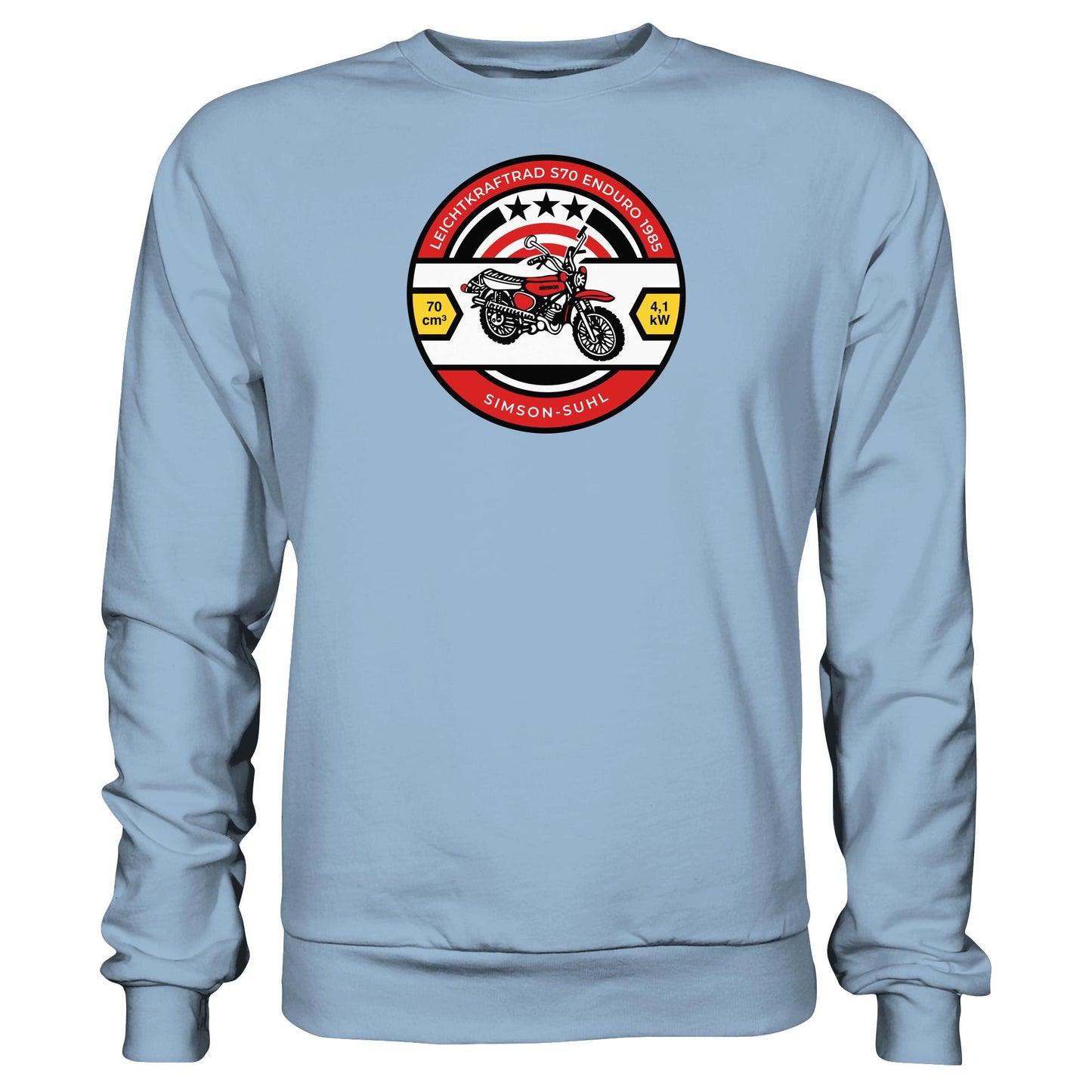 DDR Ostalgie Pullover Unisex • SIMSON S70 - ORIGINAL BIERDECKEL