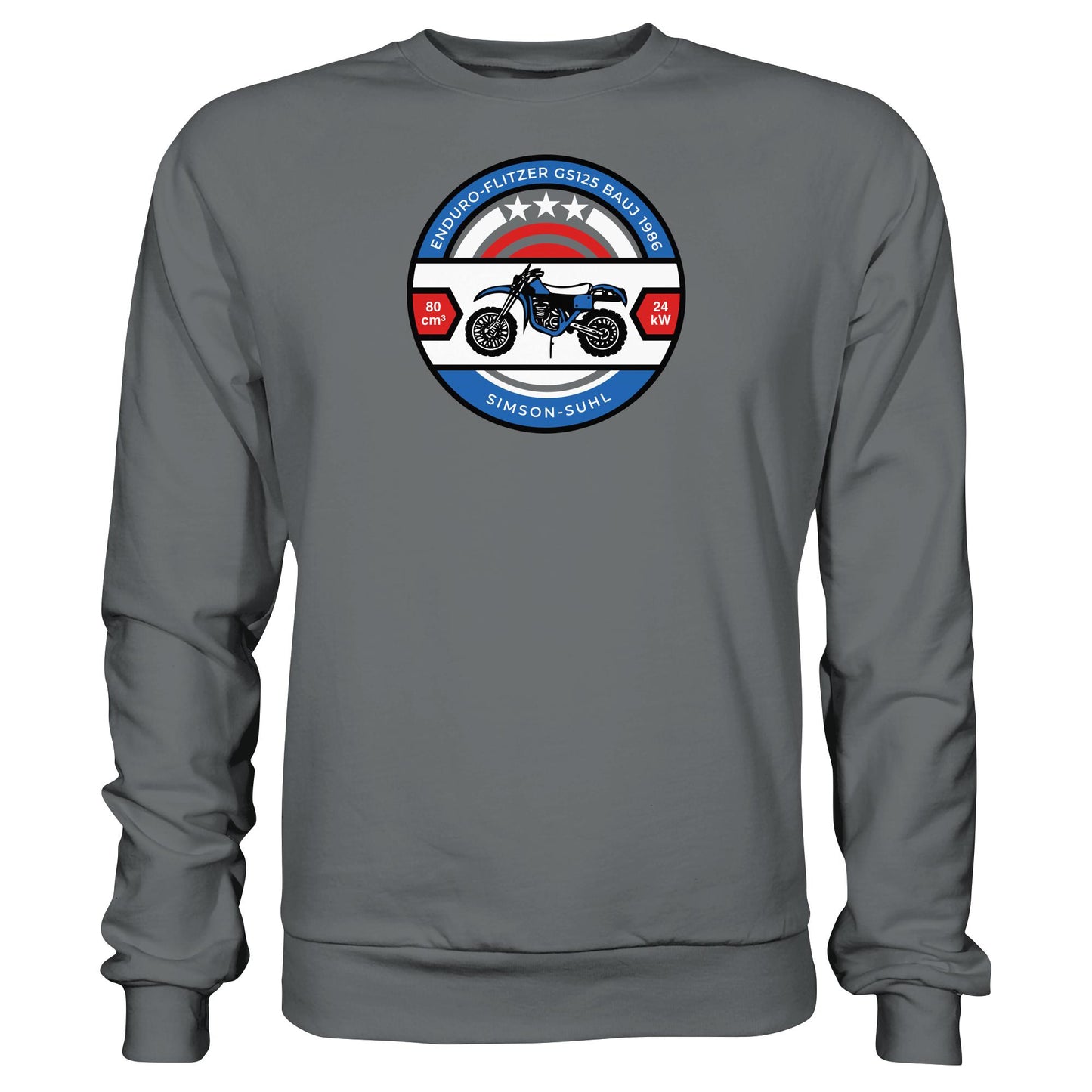 DDR Ostalgie Pullover Unisex • SIMSON ENDURO GS125 - ORIGINAL BIERDECKEL