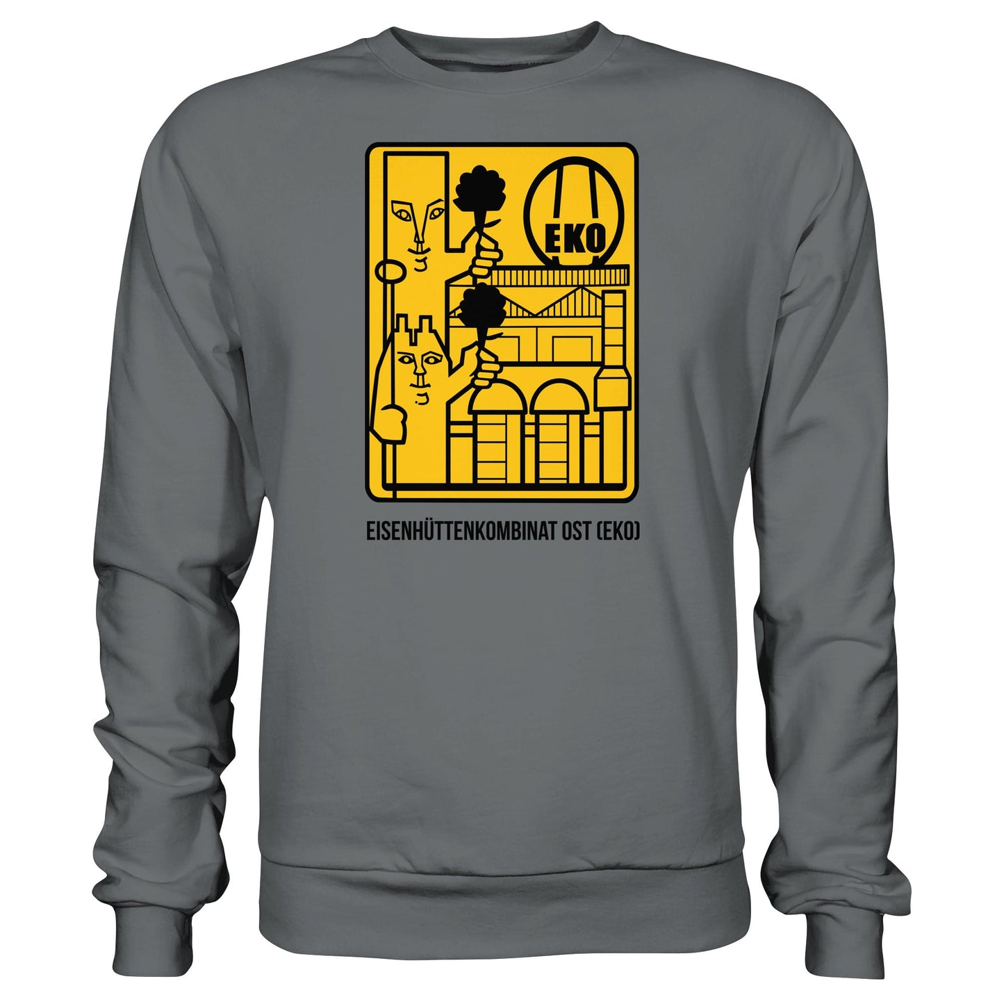 DDR Ostalgie Pullover Unisex • EISENHÜTTENKOMBINAT OST (EKO)