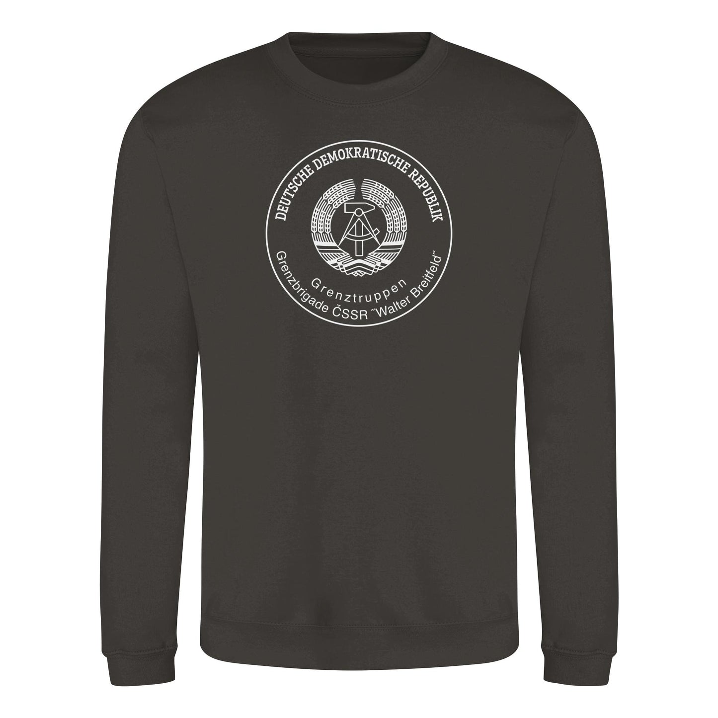 DDR Ostalgie Pullover Unisex • GRENZTRUPPEN DER DDR, BRIGADE WALTER BREITFELD