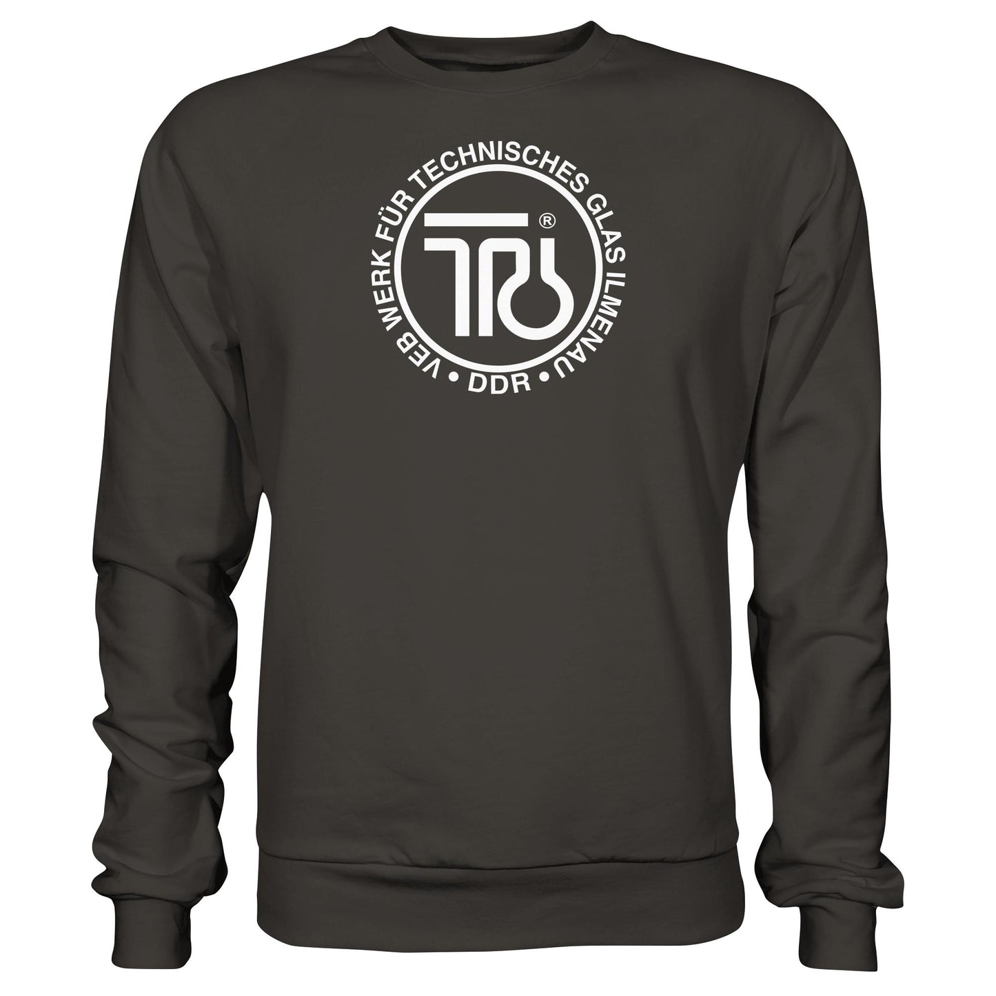 DDR Ostalgie Pullover Unisex • VEB WERK FÜR TECHNISCHES GLAS ILMENAU