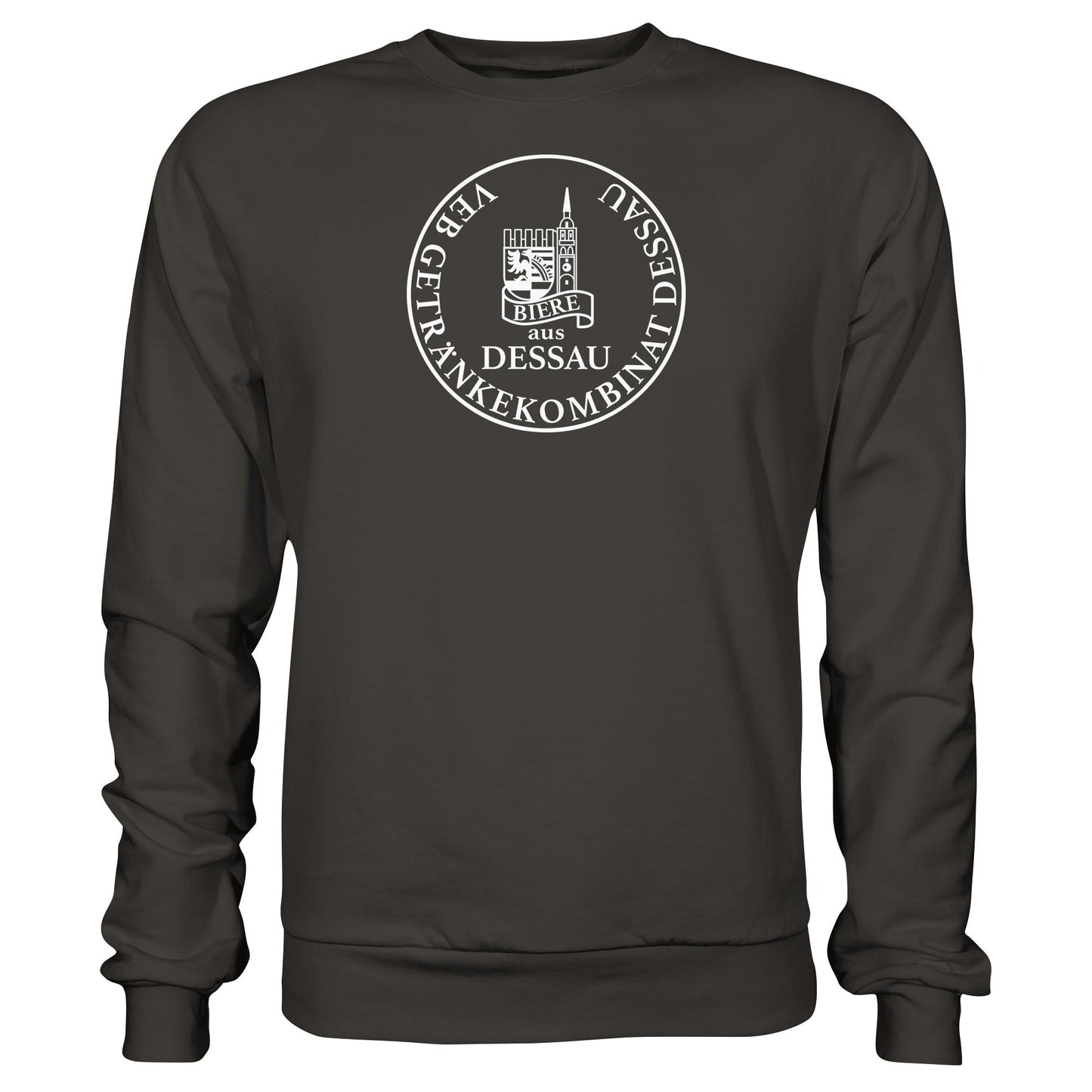 DDR Ostalgie Pullover Unisex • VEB GETRÄNKEKOMBINAT DESSAU BIERE