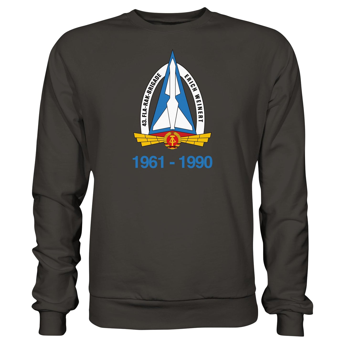 DDR Ostalgie Pullover Unisex • 43. FLA-RAK-BRIGADE ERICH WEINERT