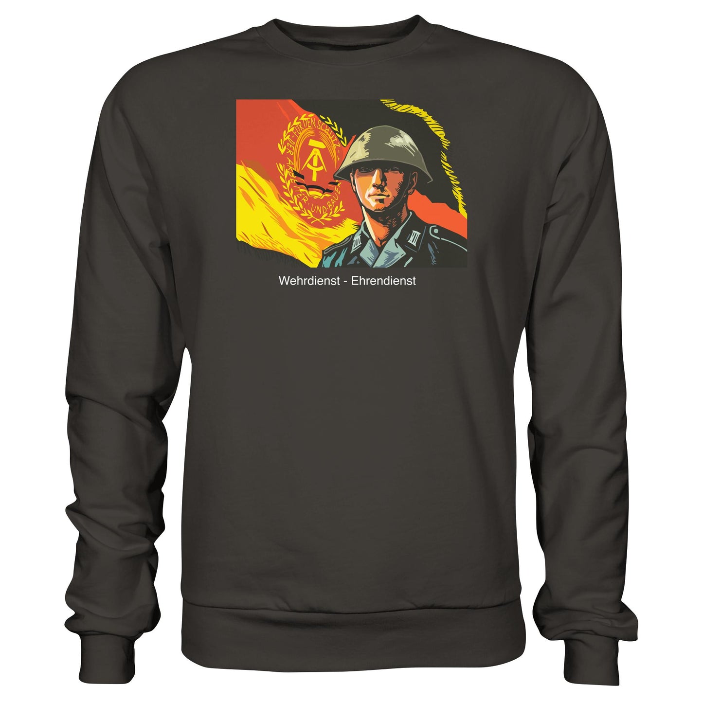 DDR Ostalgie Pullover Unisex • NVA WEHRDIENST - EHRENDIENST