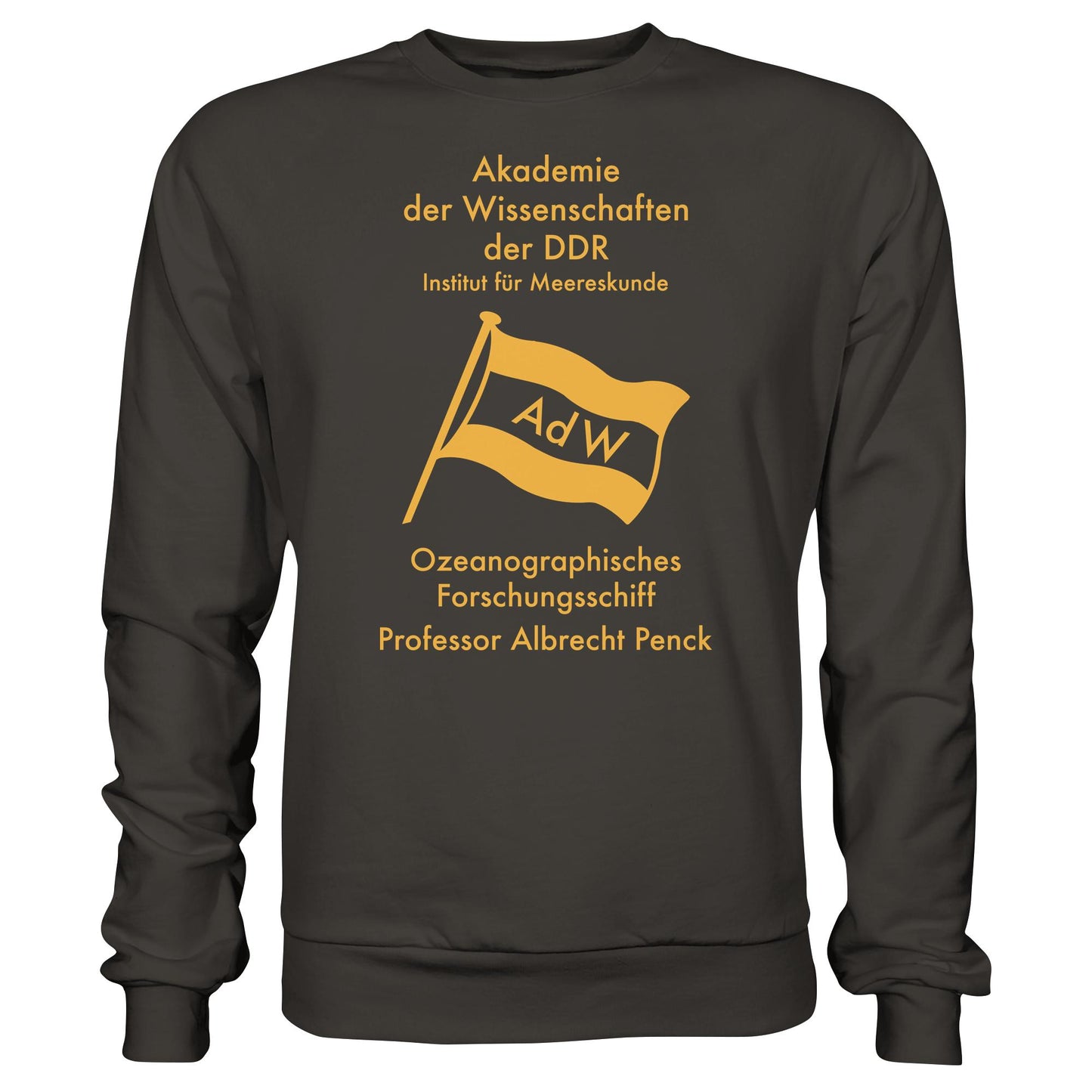 DDR Ostalgie Pullover Unisex • OZEONOGRAPHISCHES FORSCHUNGSSCHIFF ALBRECHT PENCK