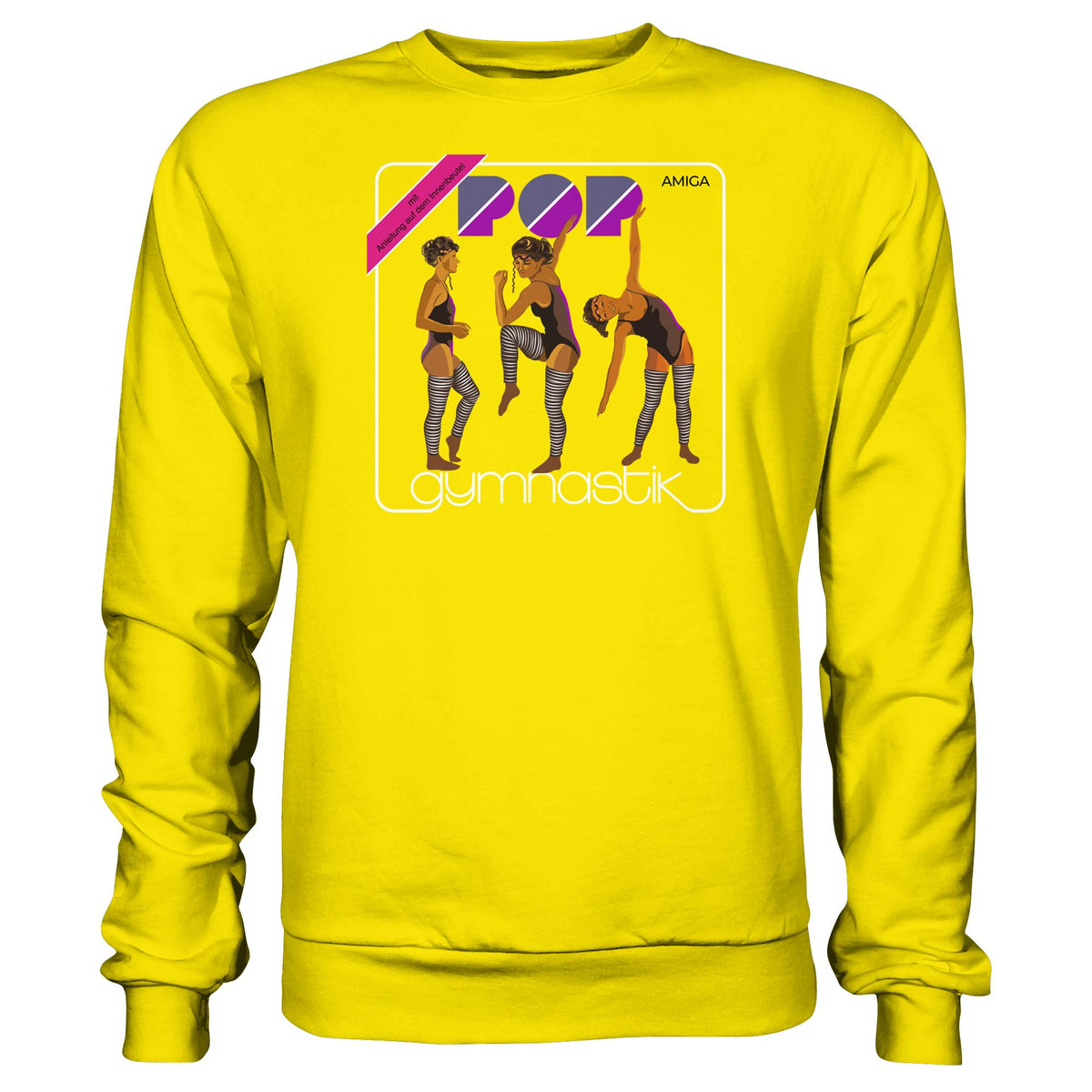 DDR Ostalgie Pullover Unisex • AMIGA POP-GYMNASTIK (ORIGINAL PLATTENCOVER)