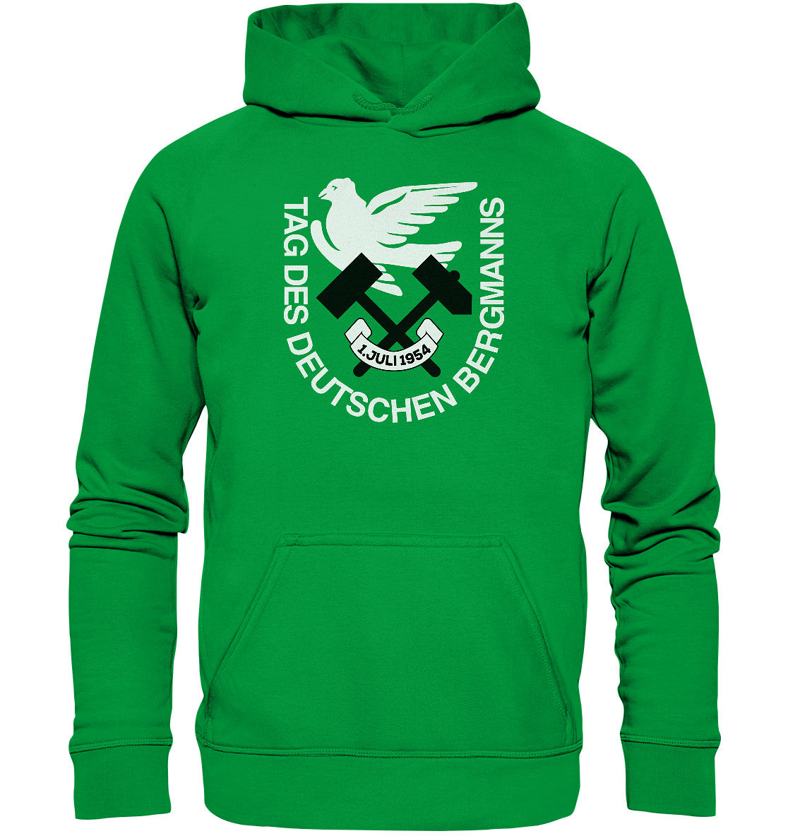 DDR Ostalgie Kapuze / Hoodie Unisex • TAG DES DEUTSCHEN BERGMANNS